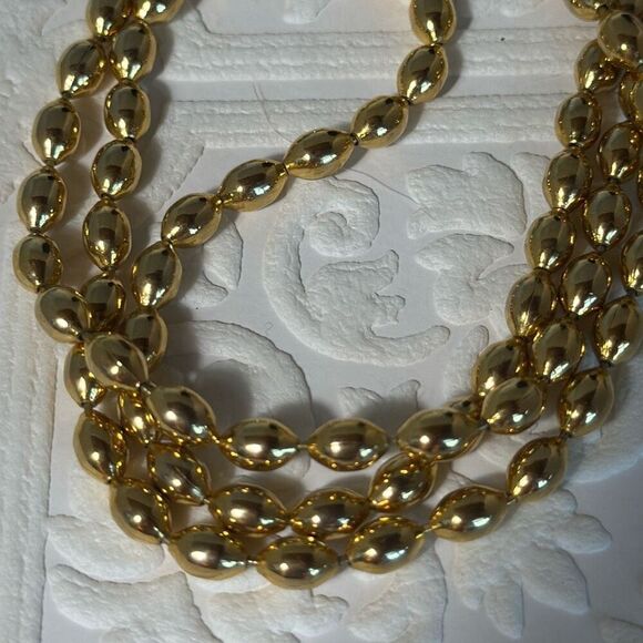 Vintage Gold Tone Oval Link Chain Necklace 24” - Picture 13 of 15